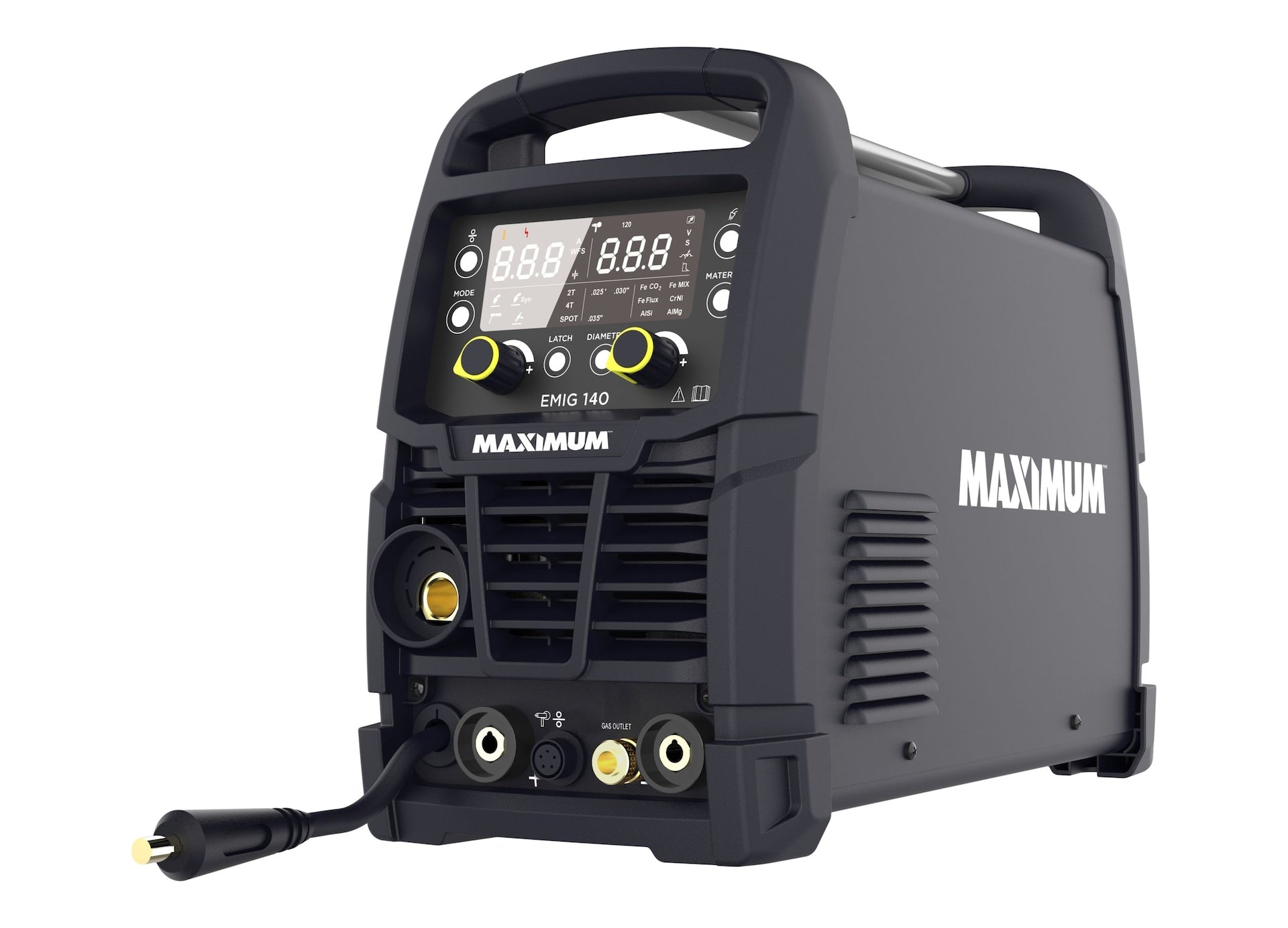 MAXIMUM 140A Multi-Process Welder with LCD Screen