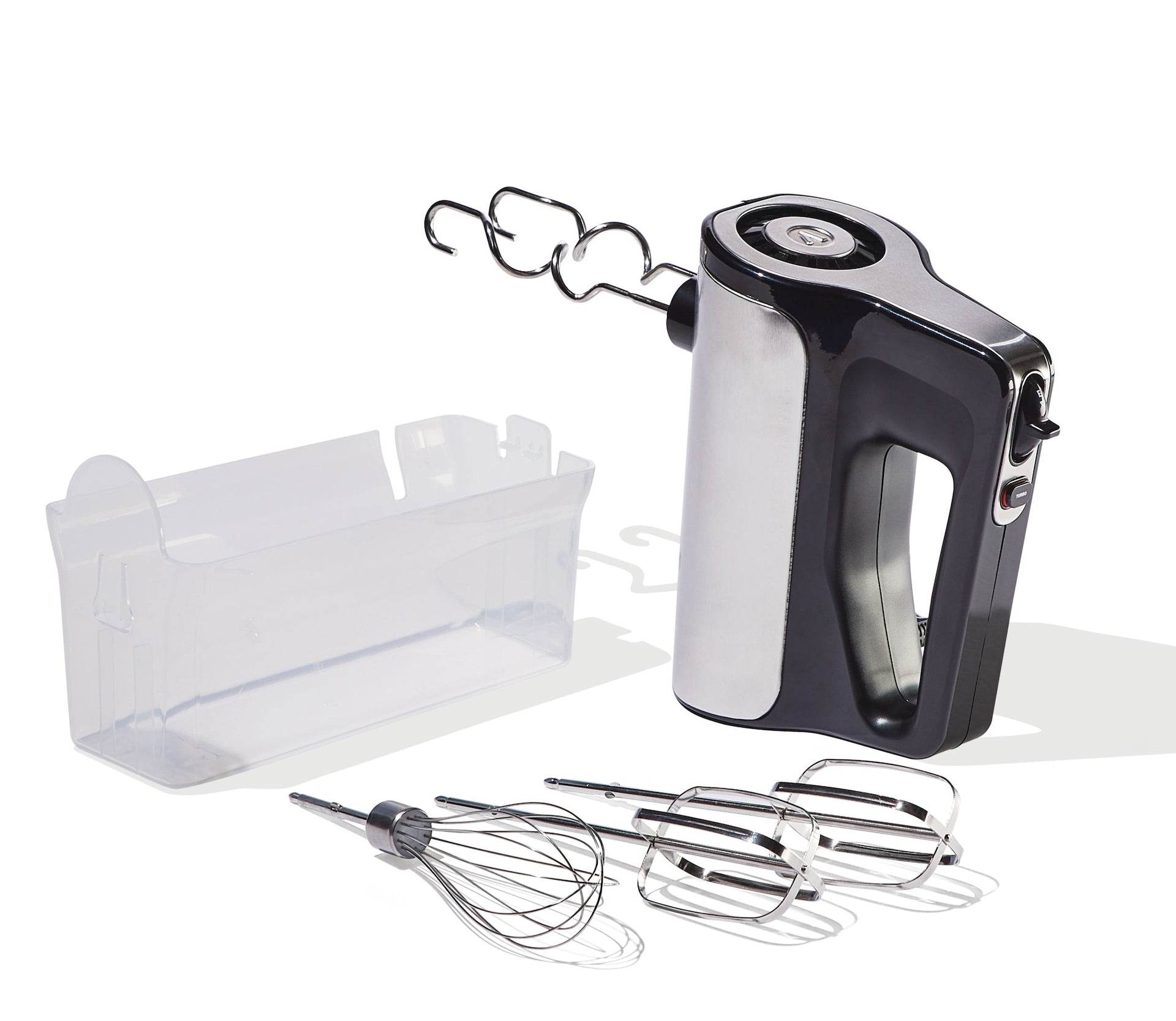 Vida by PADERNO Variable Speed Hand Mixer with Storage Case, Includes Attachments, Black