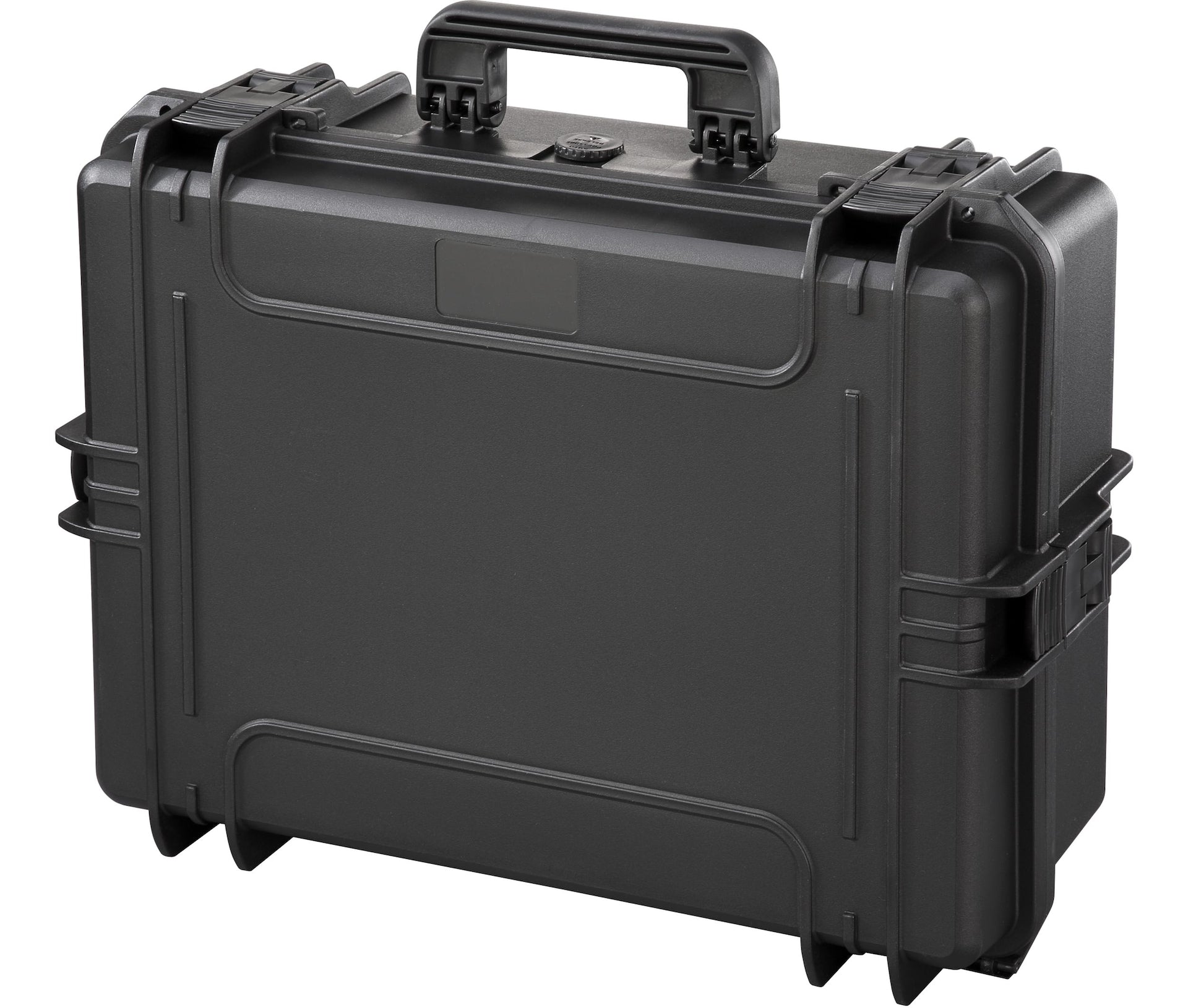 MAXIMUM Portable IP67 Waterproof Case/Tool Box with Foam Layers, Black, Large, 22-in