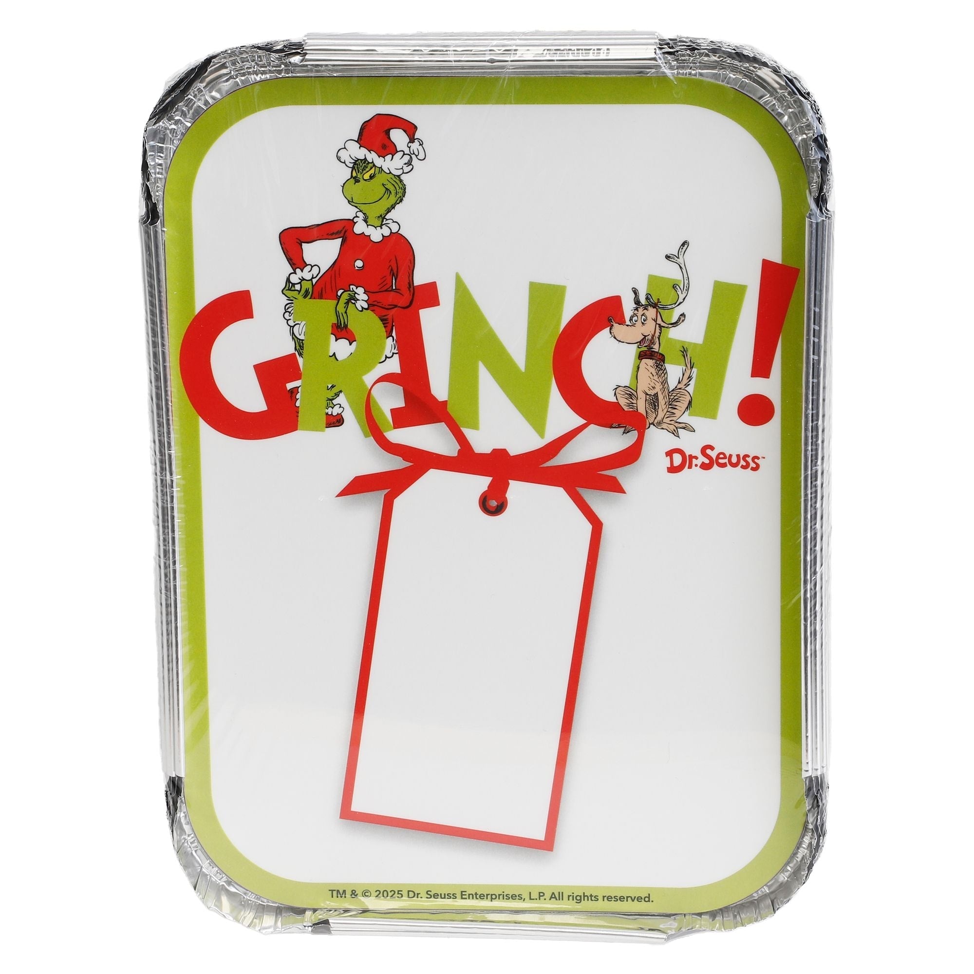 Dr. Seuss Grinch Aluminum Containers with Lids, 5-pk