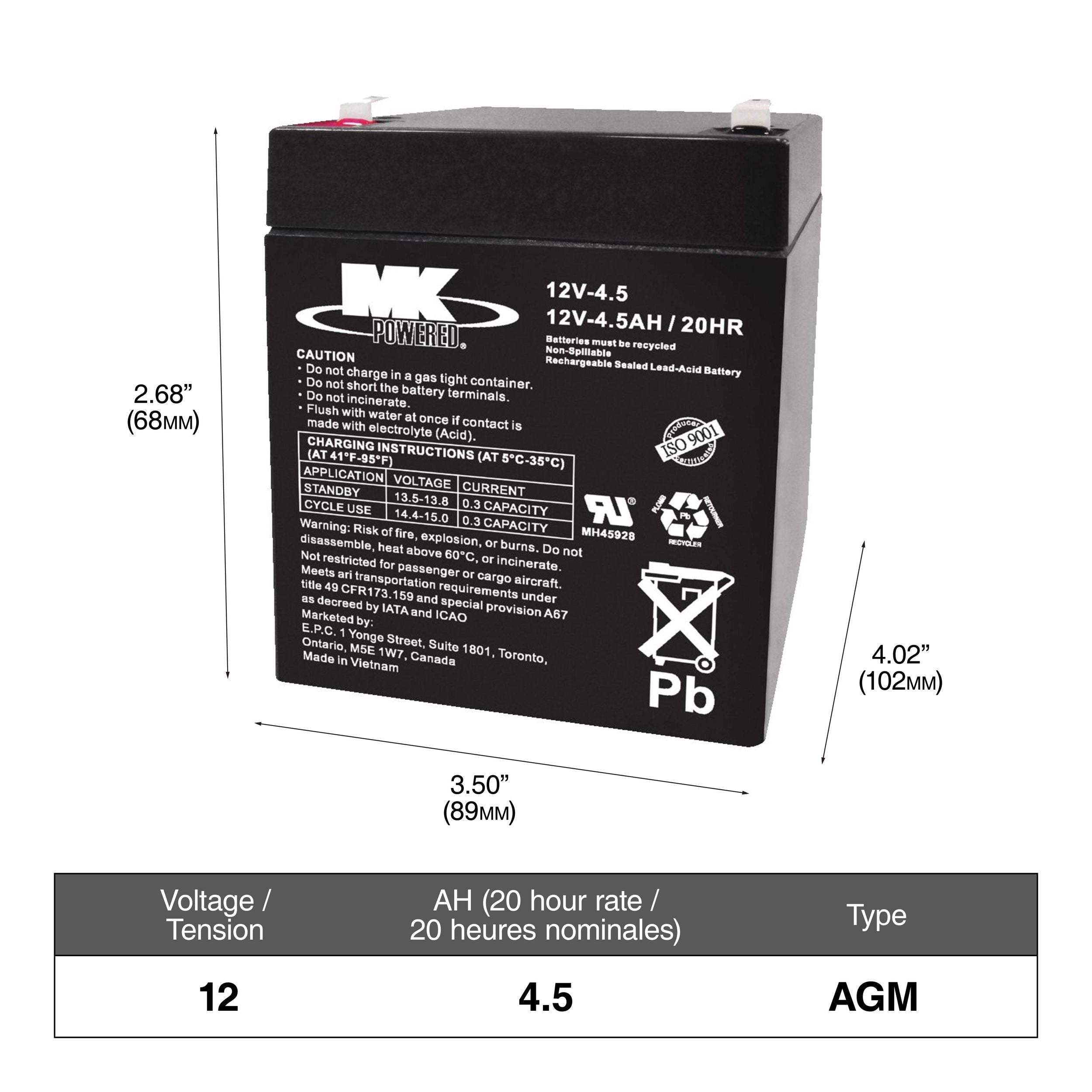 Certified Group Size 51R Battery, 410 CCA