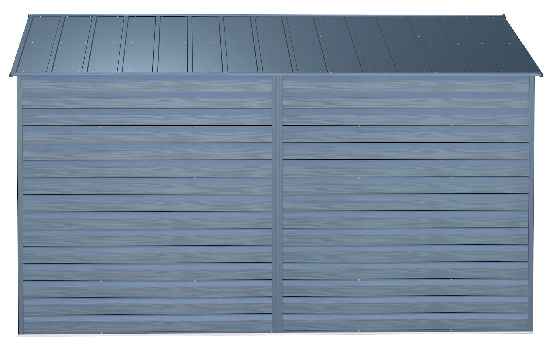 Arrow Select Galvanized Steel Storage Shed, Blue Grey, 10-ft x 12-ft