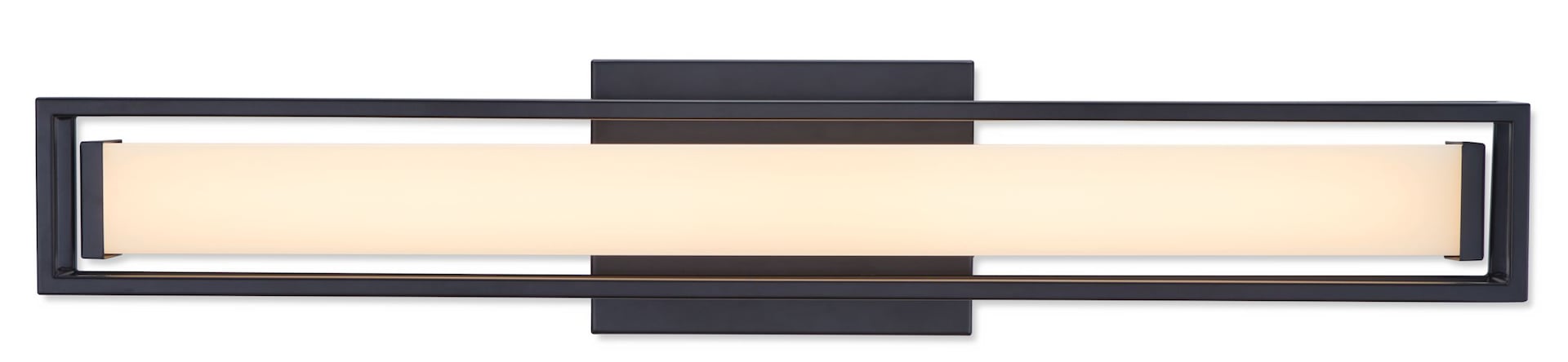 Canvas Slade 1-Light Integrated LED Vanity Light, Black, 24-in