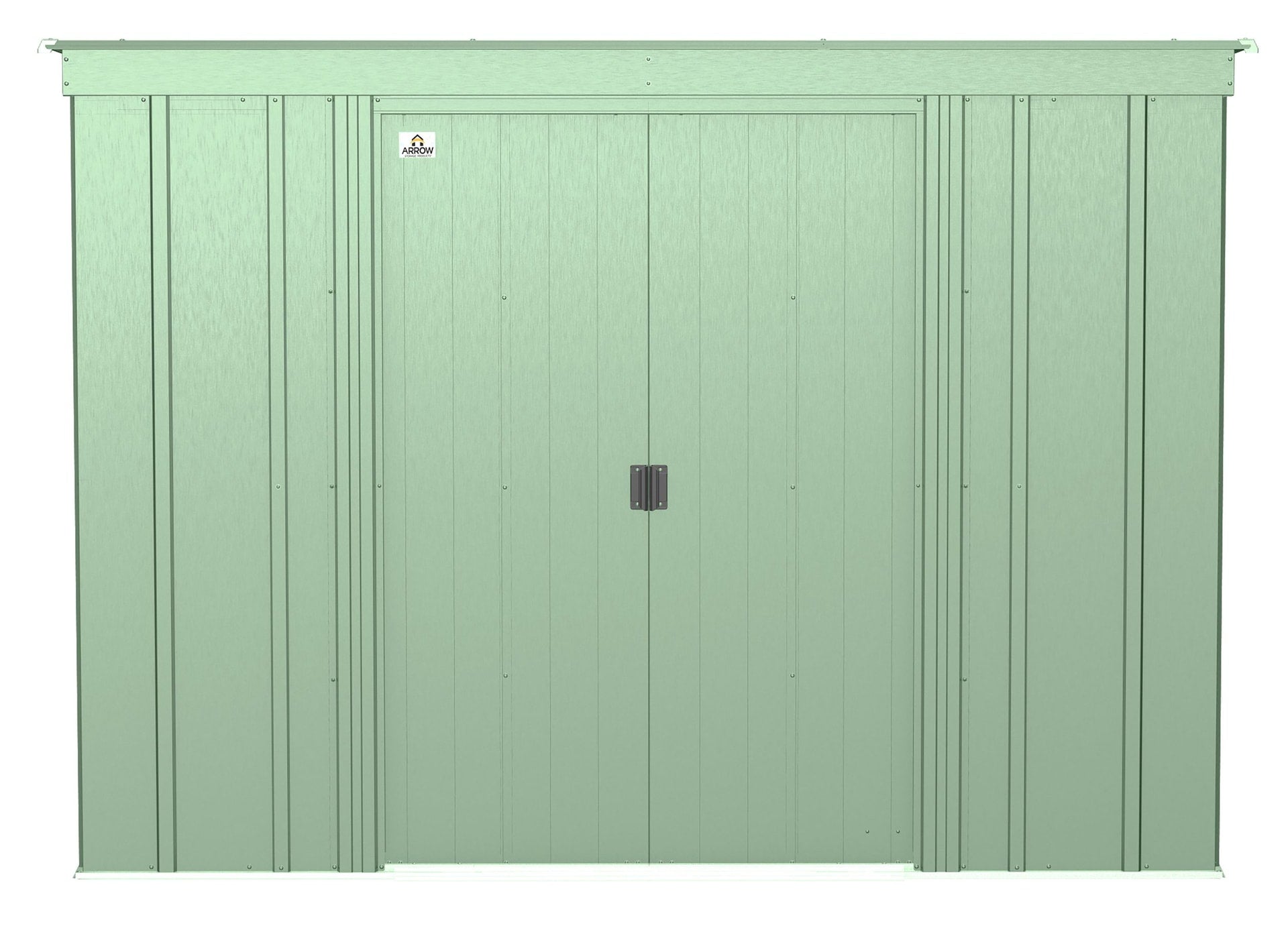 Arrow Classic Galvanized Steel Storage Shed, Sage Green, 8-ft x 4-ft