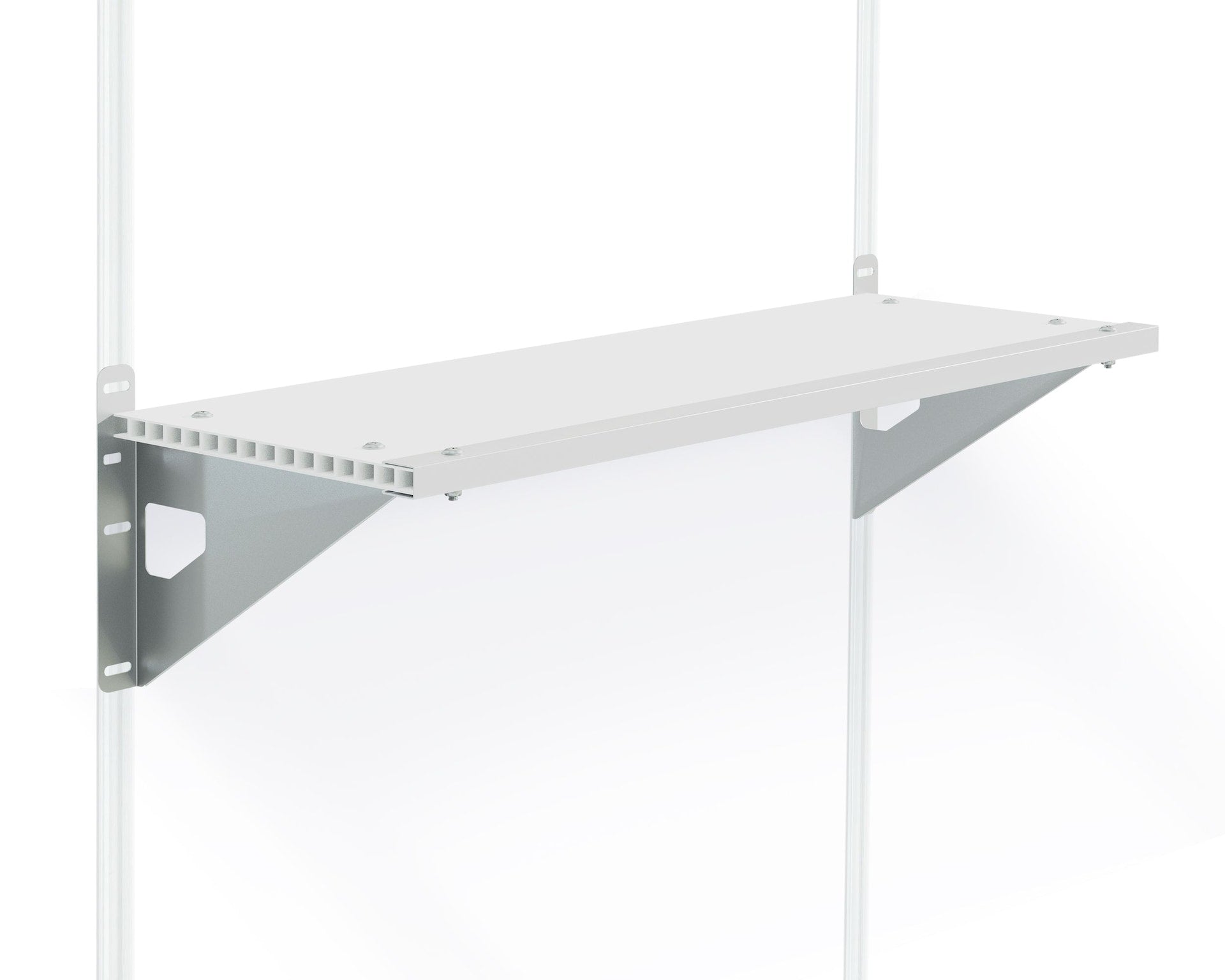 CANOPIA Polycarbonate Shelf Kit with Steel Brackets, 30-kg