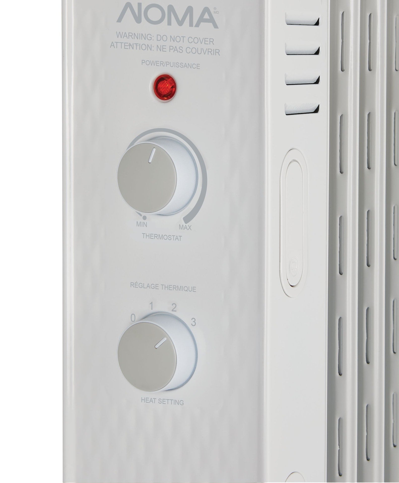 NOMA 3-Setting Mechanical Oil Filled Radiator with Adjustable Thermostat