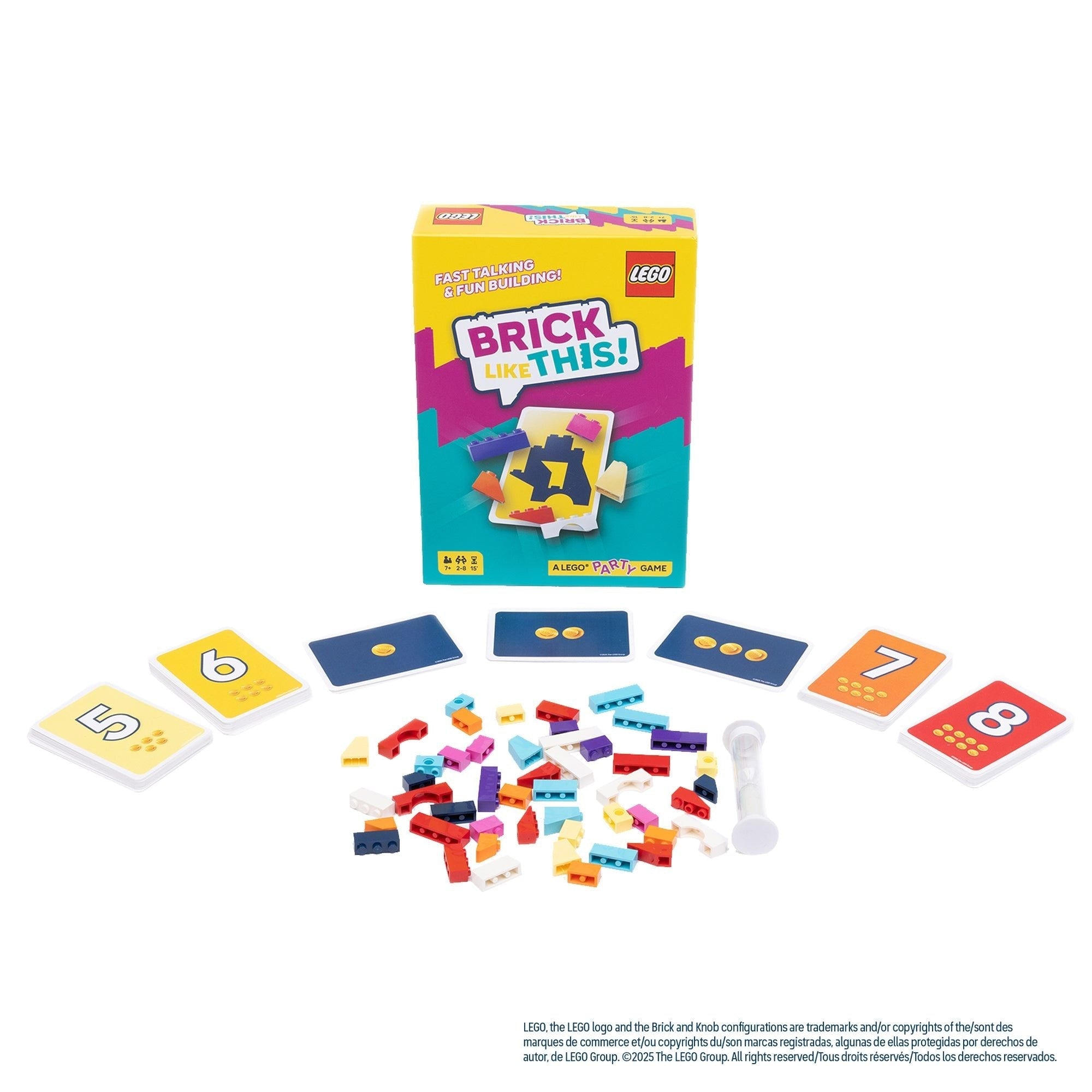LEGO Brick Like This 2-8 Player Card Game for Ages 7+