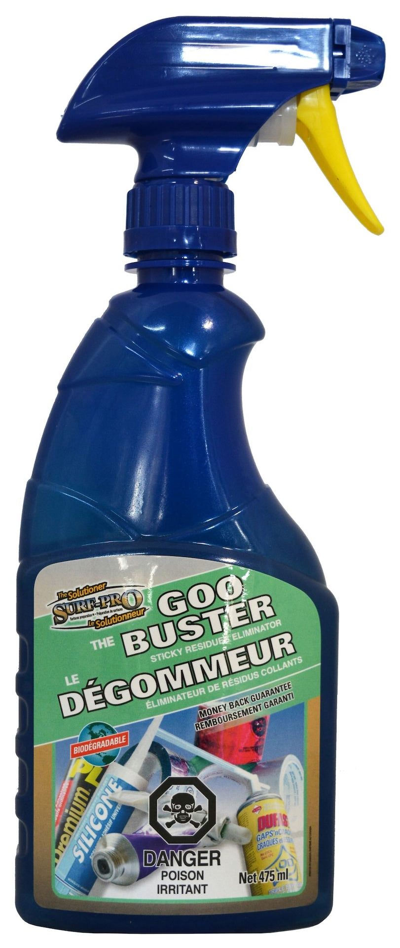 Surf-Pro The Goo Buster Multi-Purpose Sticky Residue, Glue & Adhesive Remover, 475-mL