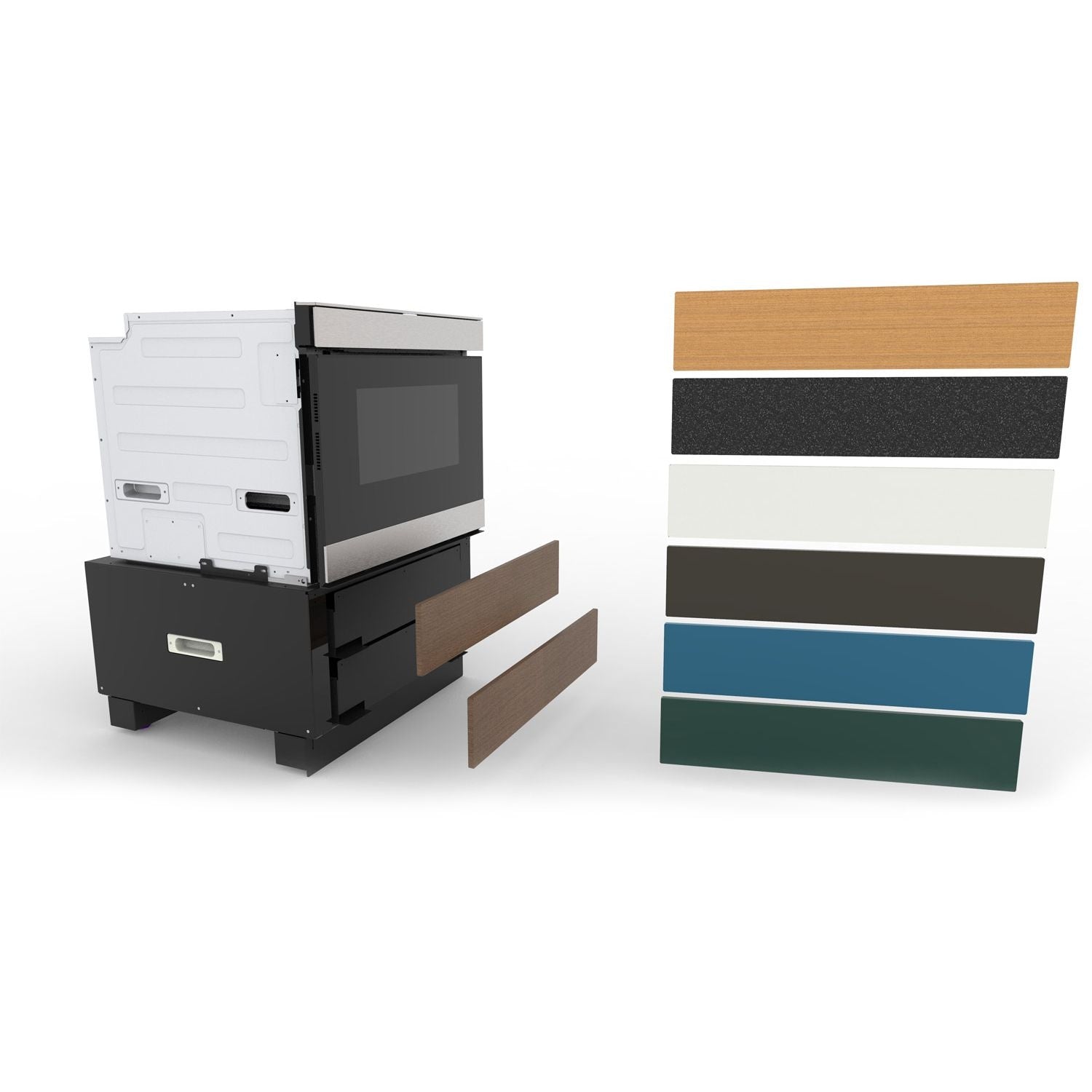 Sharp Under the Counter Microwave Drawer and Oven Pedestal, 24-in