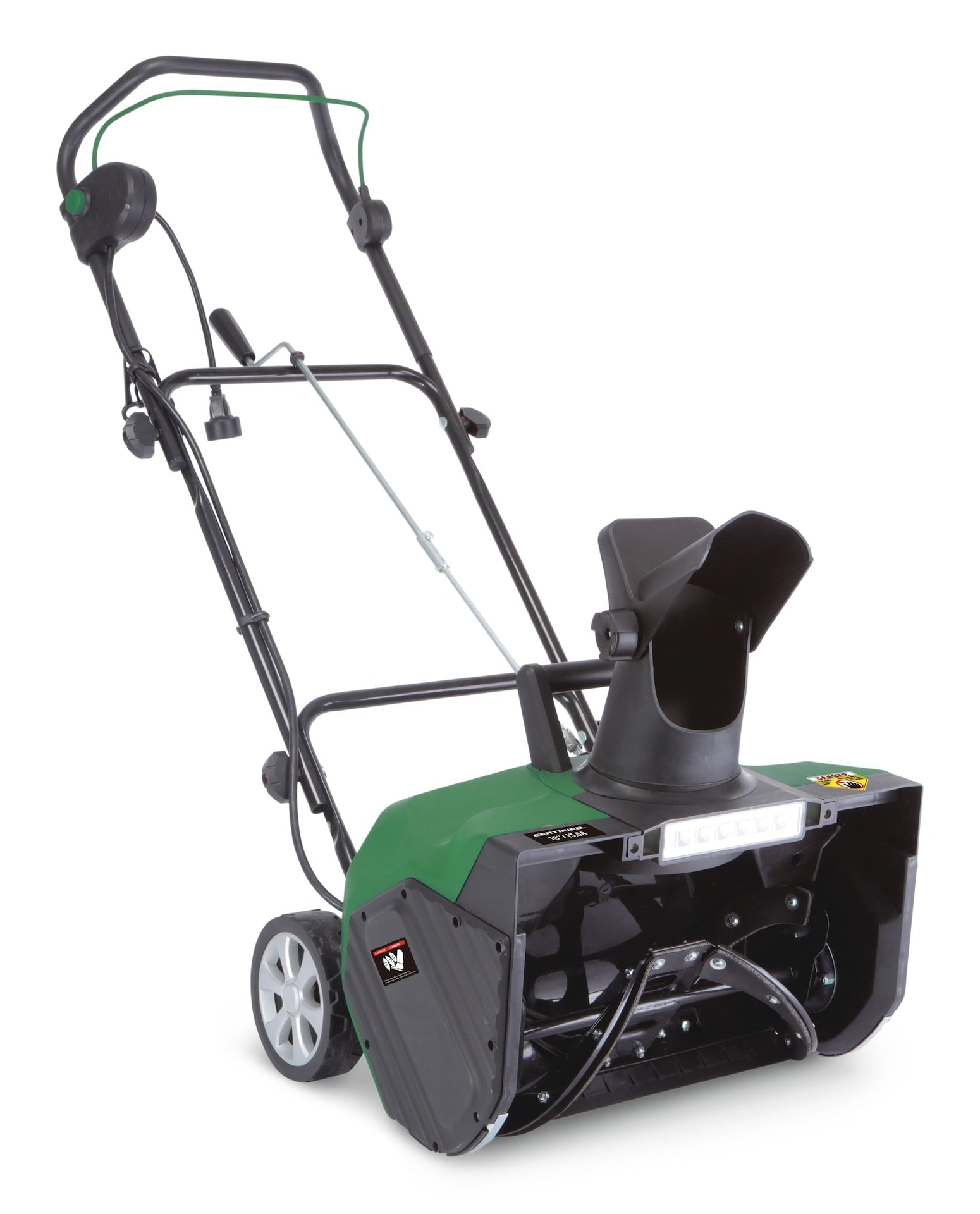 Certified 13.5-Amp Electric Corded Snowblower, 18-in