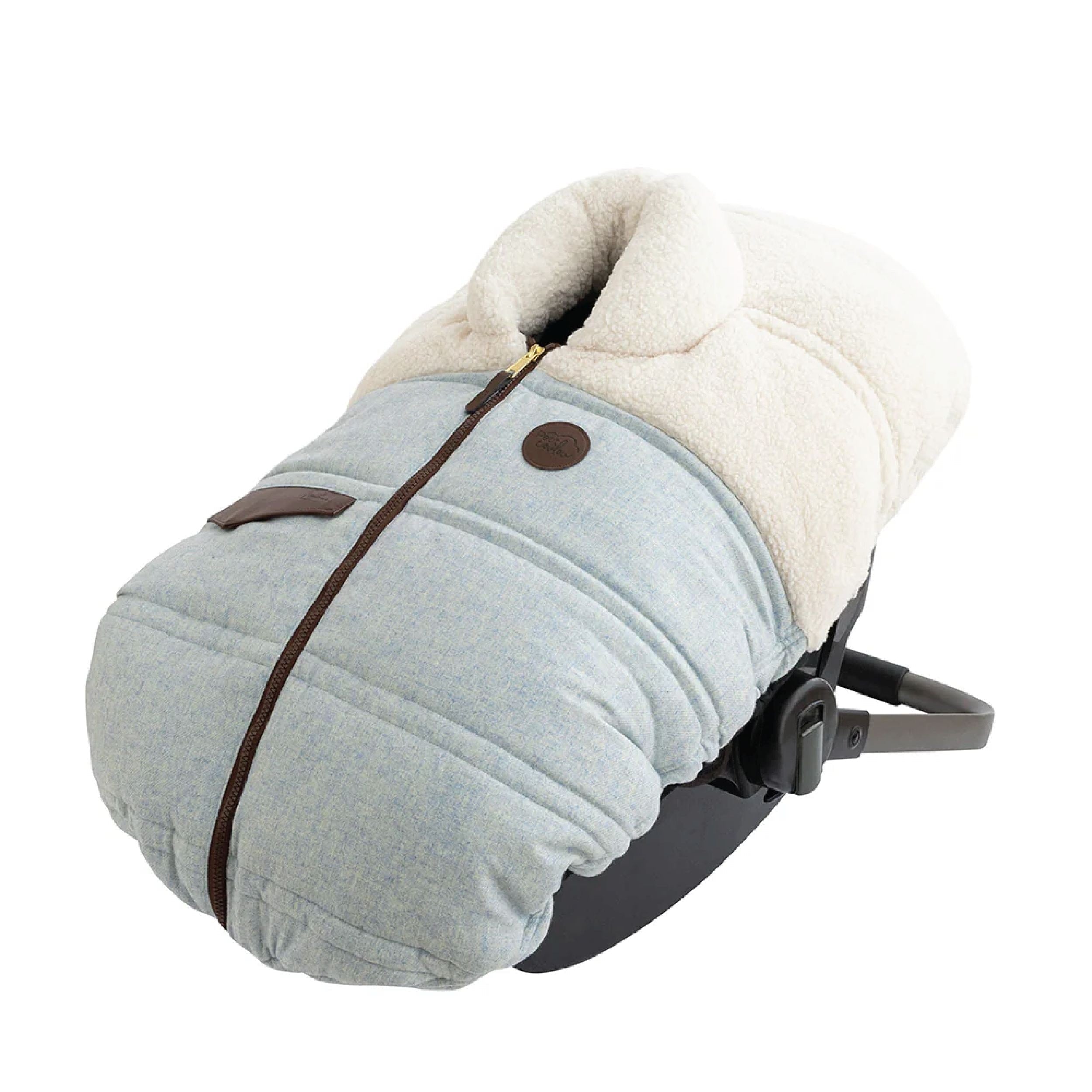 Petit Coulou 3-Season Baby Car Seat Cover, Sherpa Collection (-30°C to 15°C), Banff