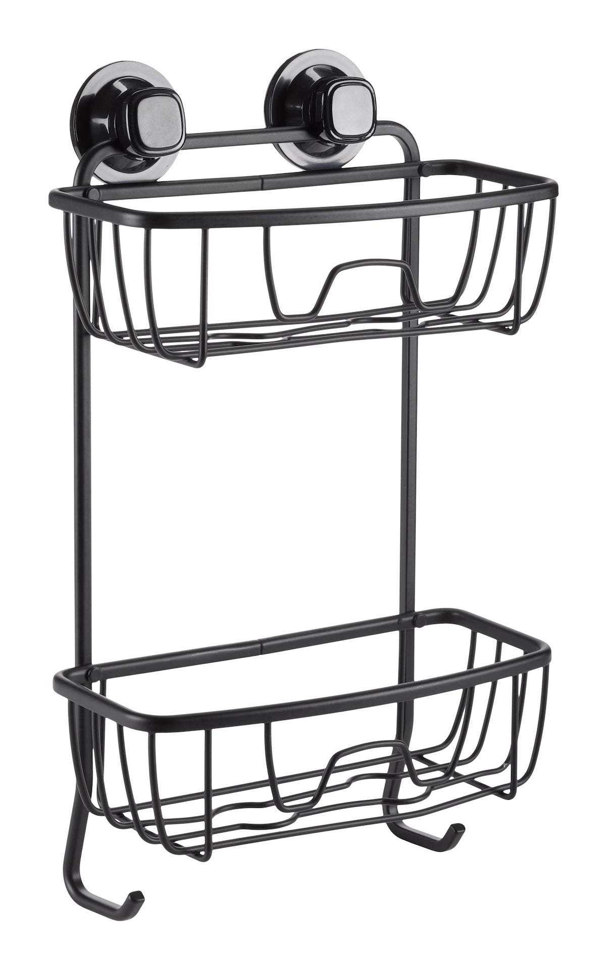 Type A 2-Tier Rustproof Aluminum Suction Basket, Assorted Mounting