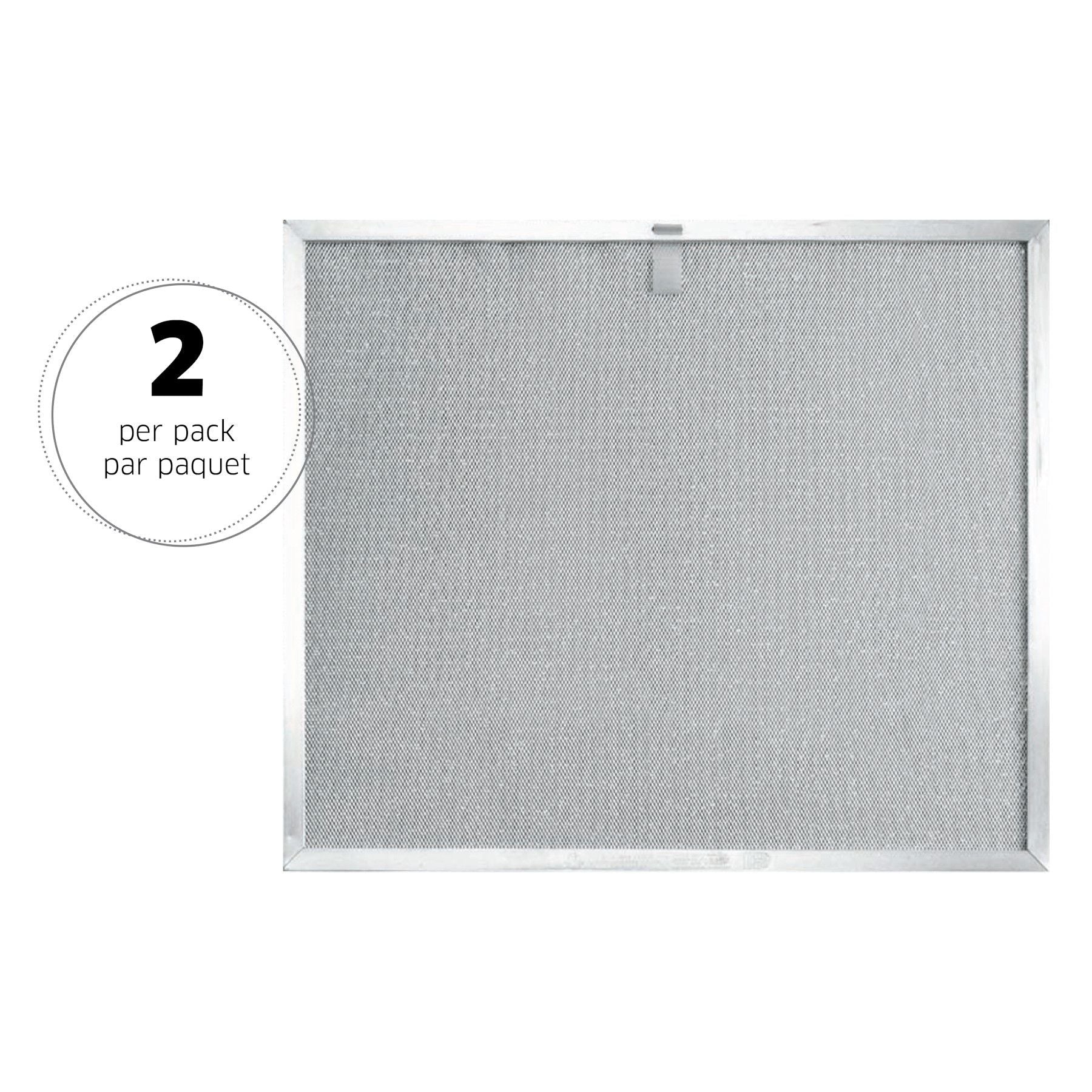 Broan Nutone BPS2FA30 Aluminum Replacement Filter for Broan Allure II Range Hoods