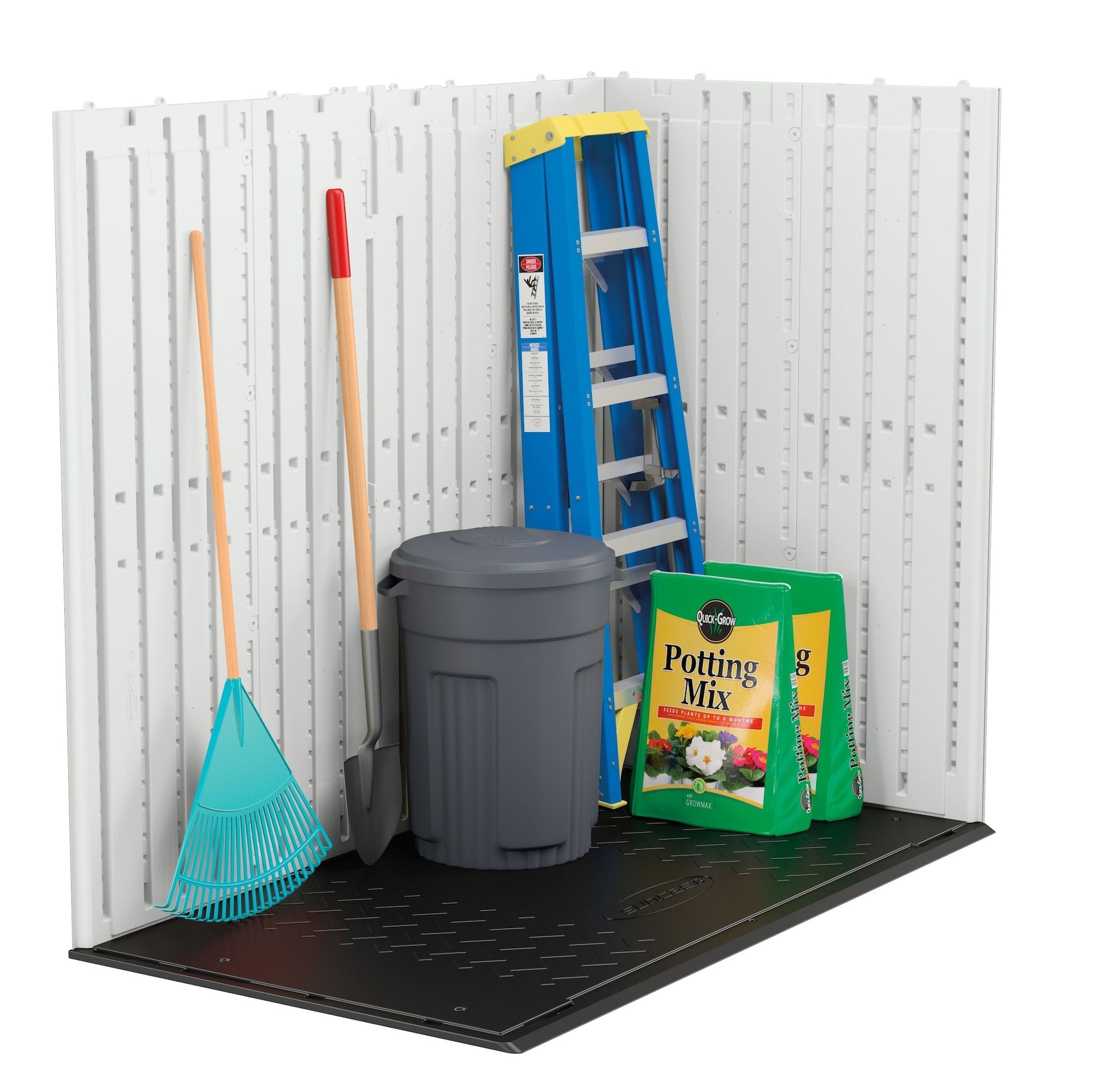Suncast Vista 7x4-ft All-Weather Ice Cube Storage Shed