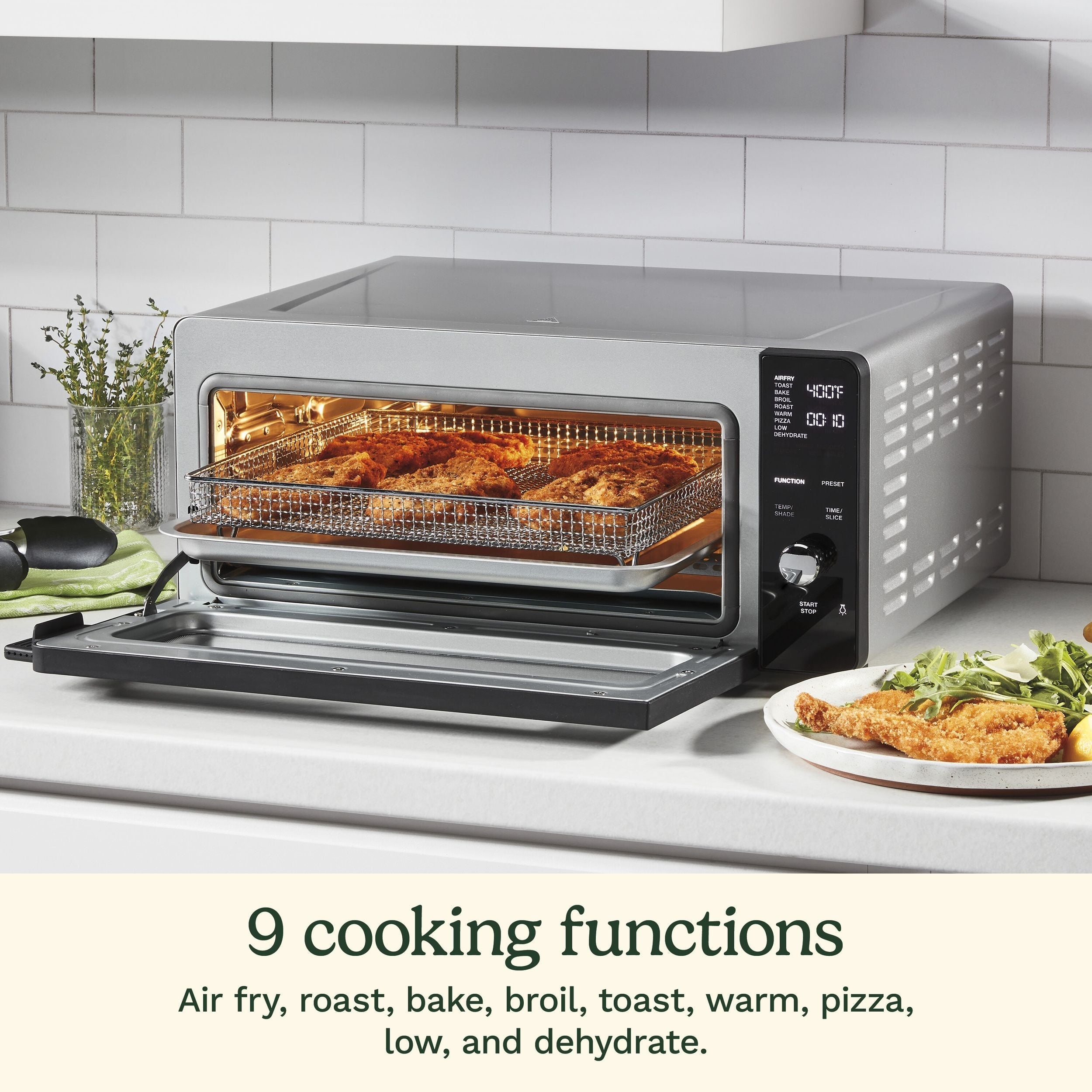 Cuisinart 1800W Large Flip Up Air Fry Toaster Oven